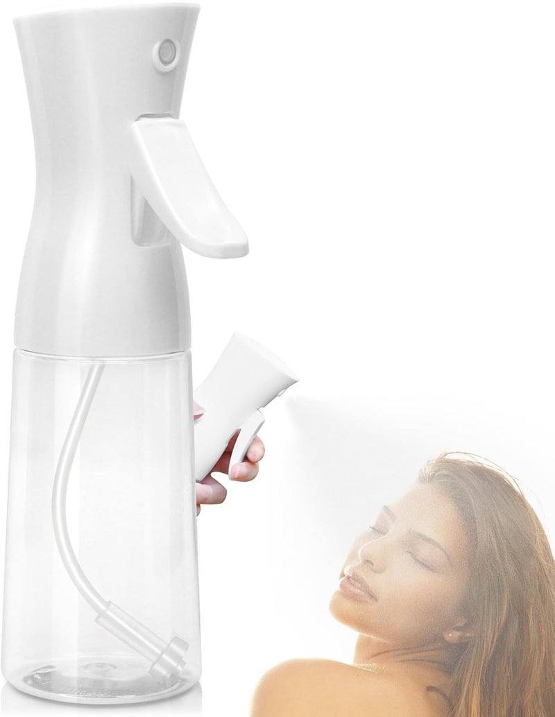 Fun Gift Spray Bottle For Hair,Continuous Water Mister for Hairstyling, Salons, Cleaning, Plants,Essential Oil Scents,Ultra Fine Mist Sprayer,6.8 OZ /200 ML-White(Christmas Gifts) - Image 1